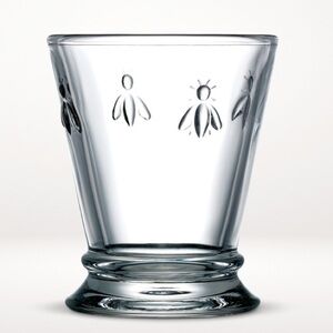 Like new La Rochere Bee Glass Goblet / Tumbler Glass Set of 2